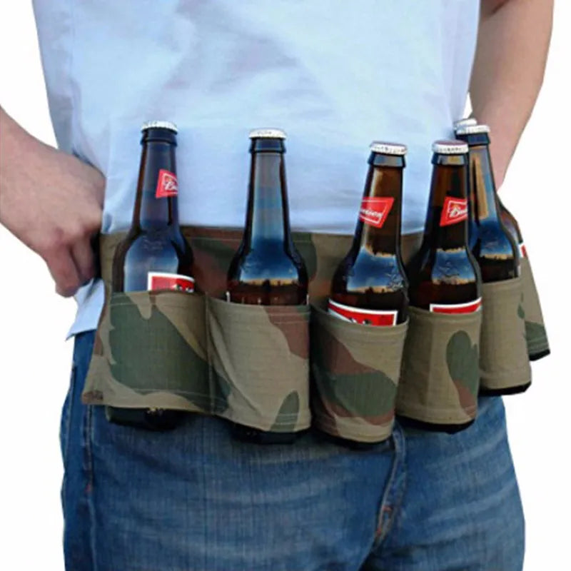 THE MANCAN Holster Camping Hiking Portable Bottle Waist Beer Belt Bag Bottles