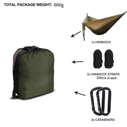 Camping Hammock Survival Outdoor Travel Hiking Supplies