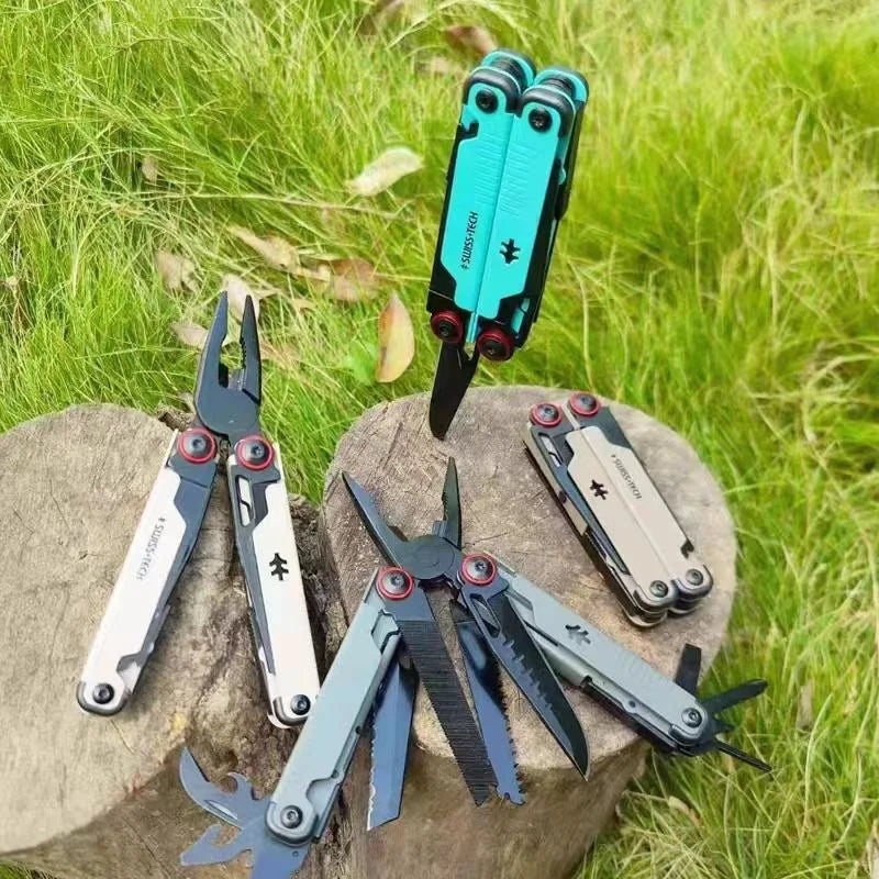 16in1 Multitool Camping Equipment Tactical Survival Hunting Pocketknife