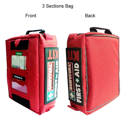 First Aid Kit Waterproof Medical Bag for Workplace Hiking Camping Survival Kit