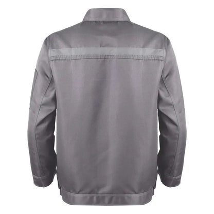 Mens Mechanic / Construction Worker Jacket Top with Reflective Stripe Long Sleeve