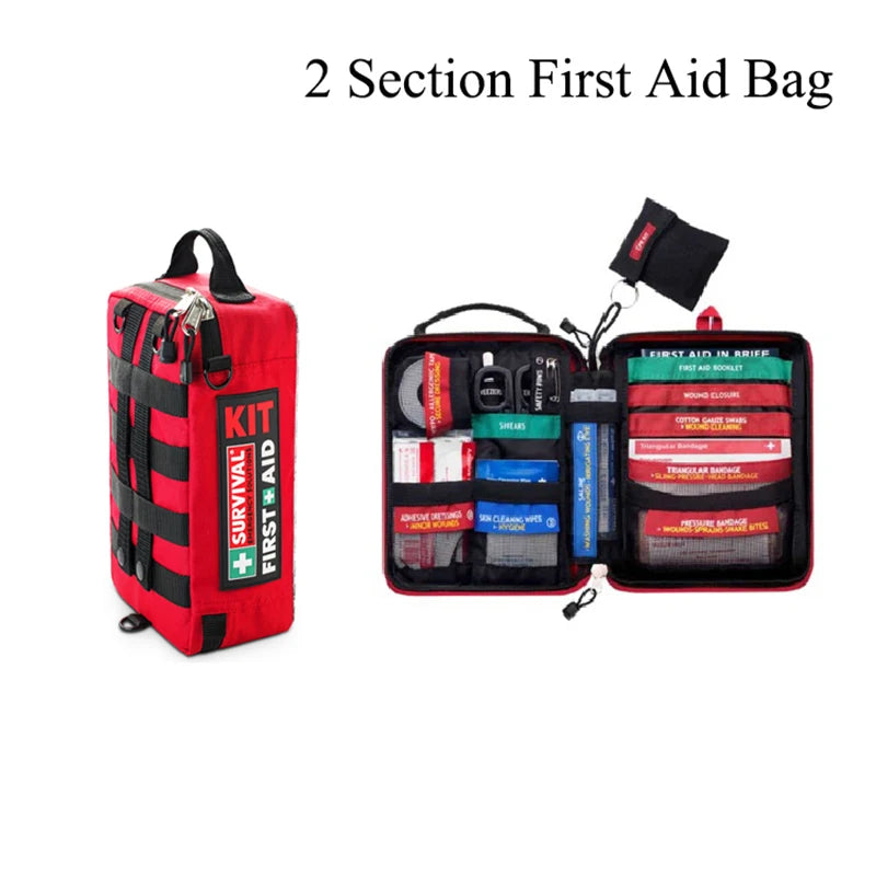 First Aid Kit Waterproof Medical Bag for Workplace Hiking Camping Survival Kit