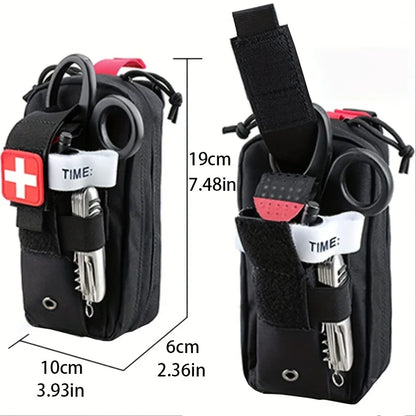 Mini Trauma Kit Tactical First Aid Bag for Hunting / Camping / Fishing