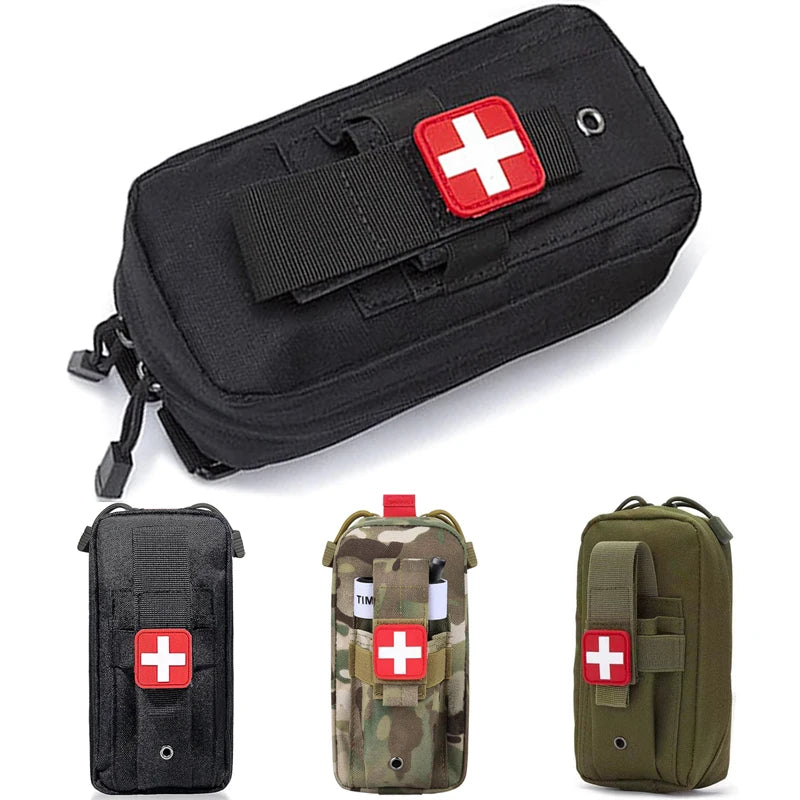 Mini Trauma Kit Tactical First Aid Bag for Hunting / Camping / Fishing