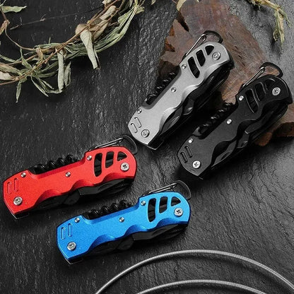 Multifunctional Folding Portable Stainless Steel Pocket Knife Camping Hunting
